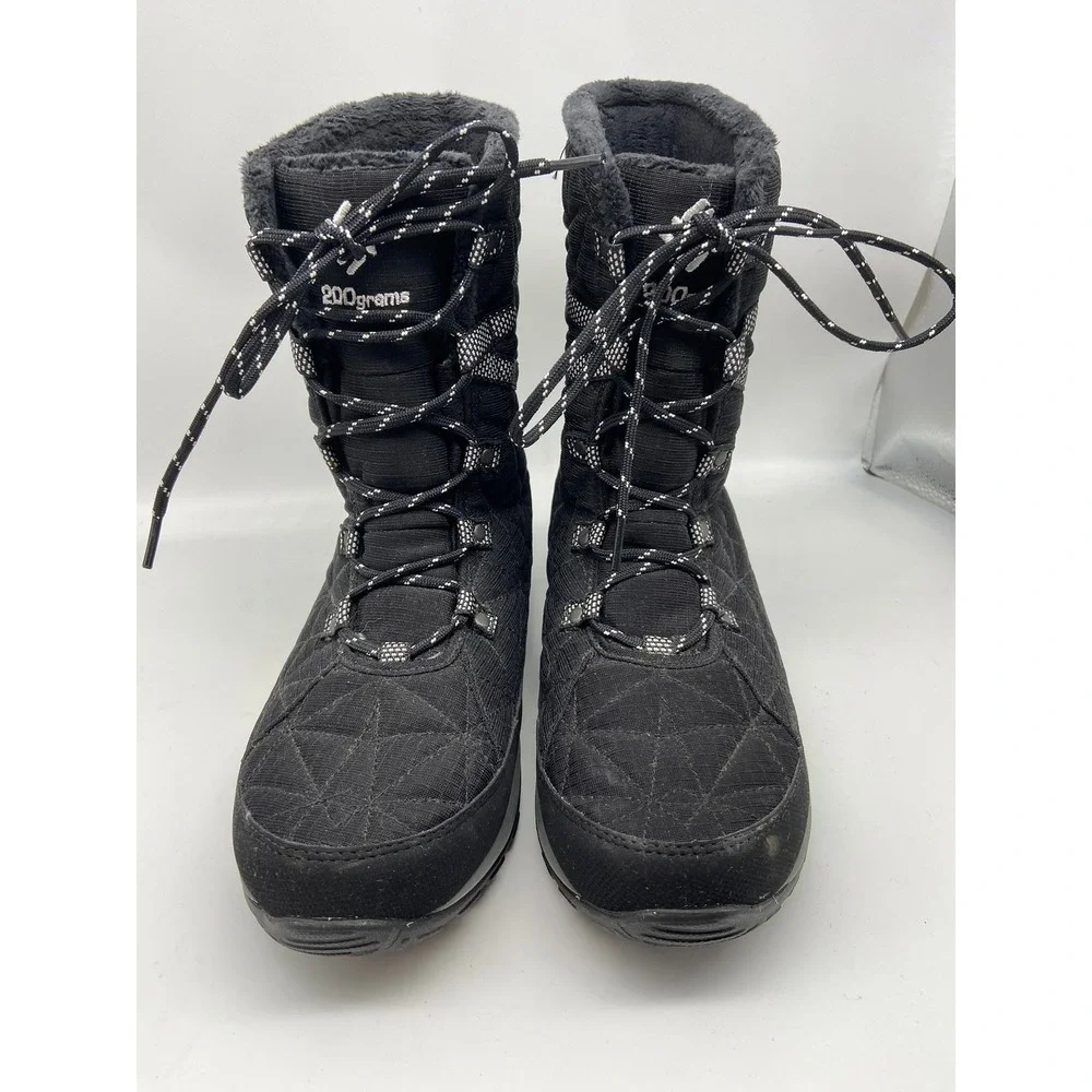 Columbia Boots Womens 10 Loveland 200g Black‎ Waterproof Insulated Grip Gorpcore